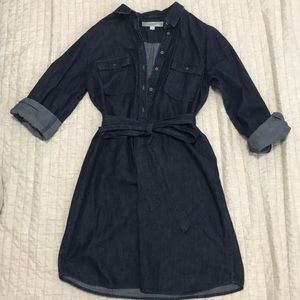 Loft Chambray Shirt Dress